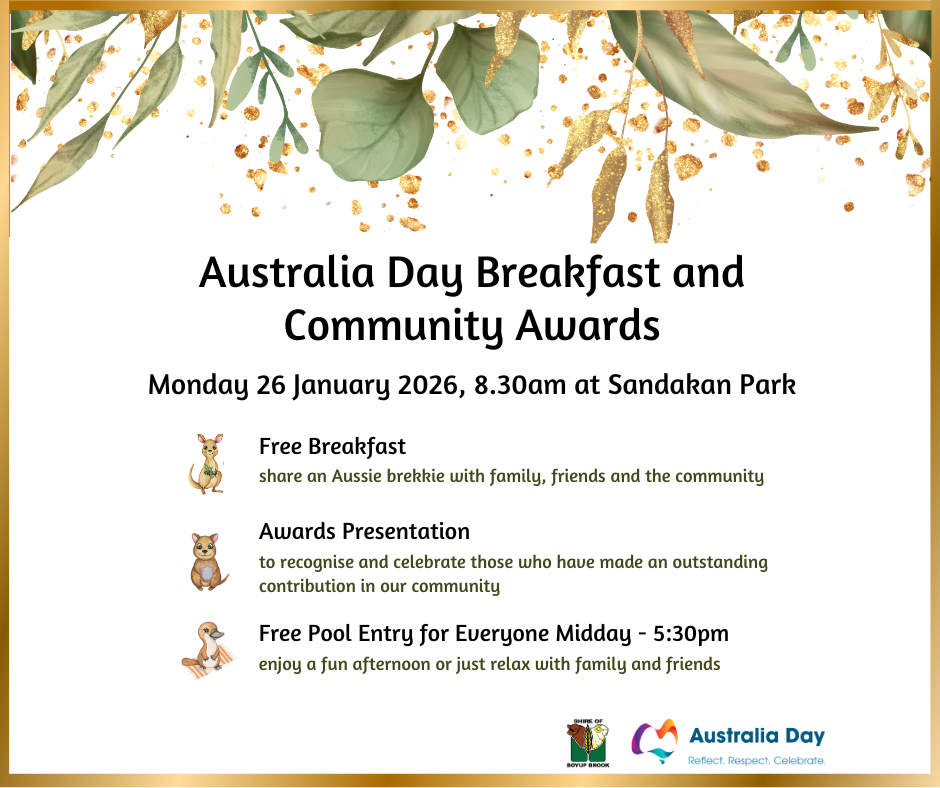Australia Day Breakfast and Community Awards