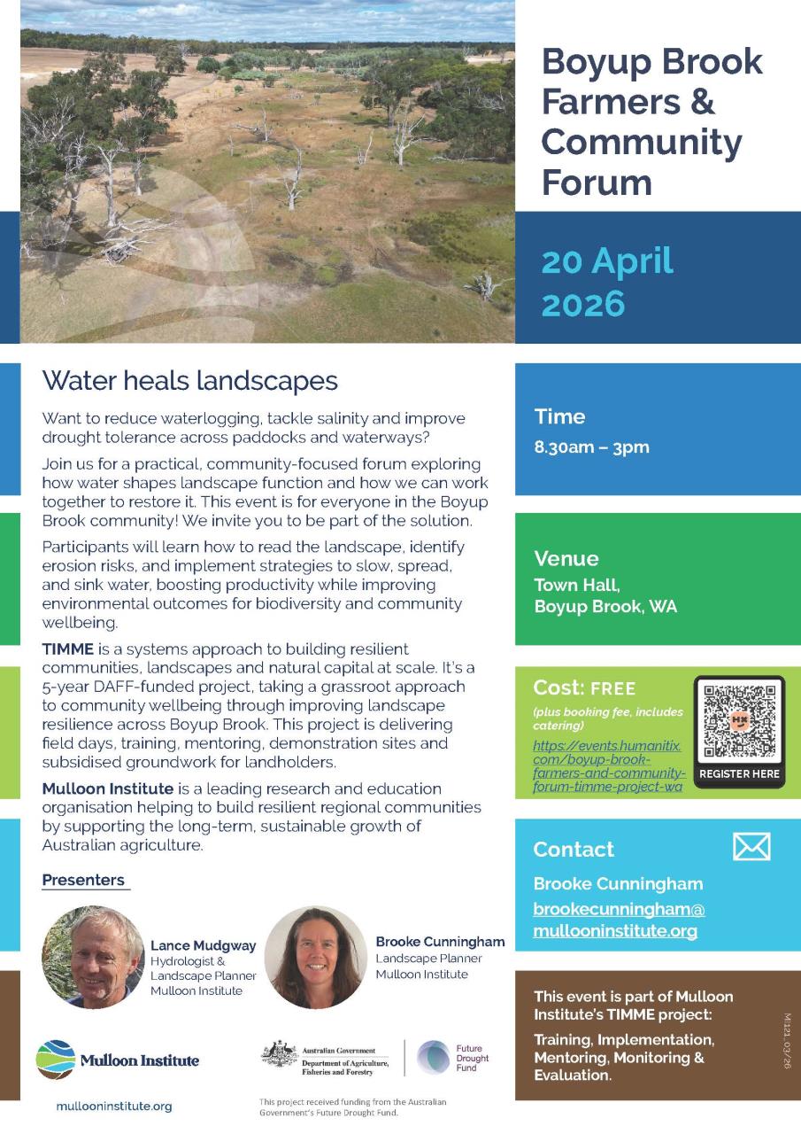 Boyup Brook Farmers & Community Forum