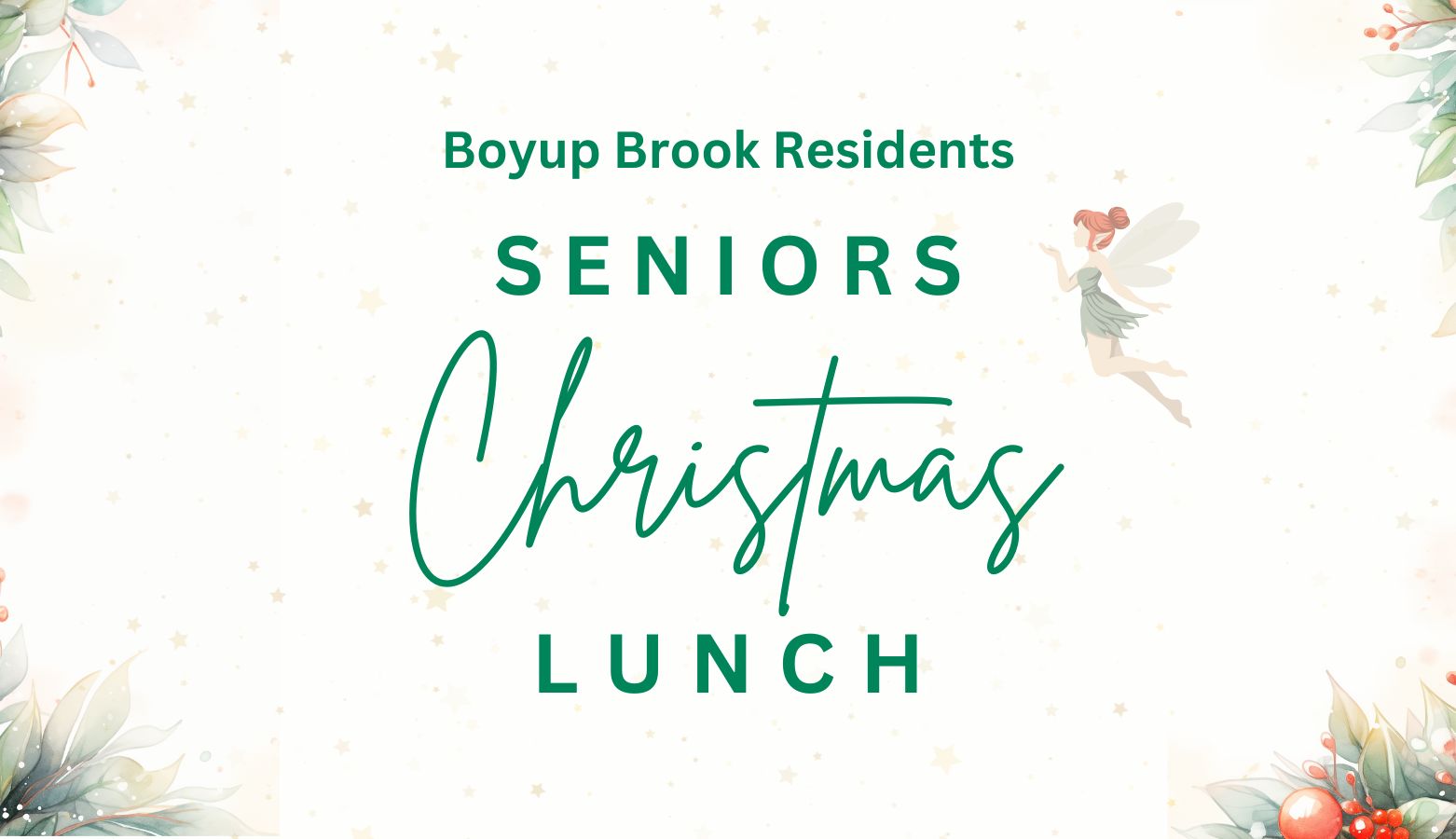Seniors Christmas Lunch