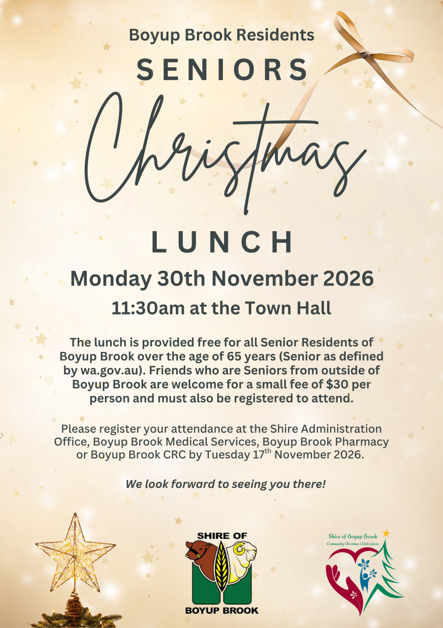 Seniors Christmas Lunch