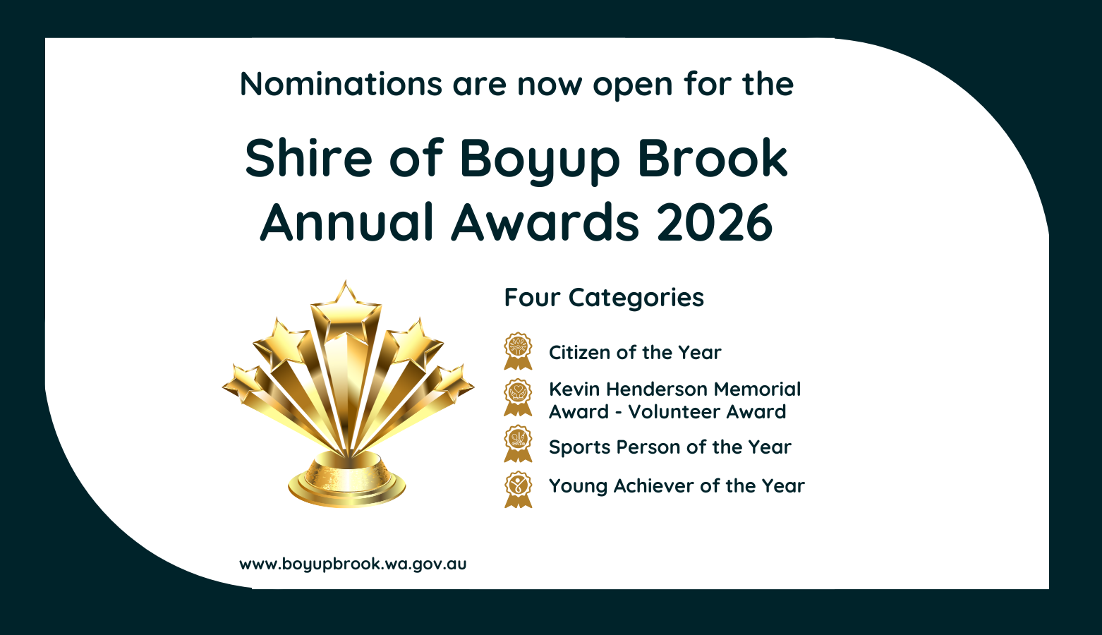 Community Awards are now open