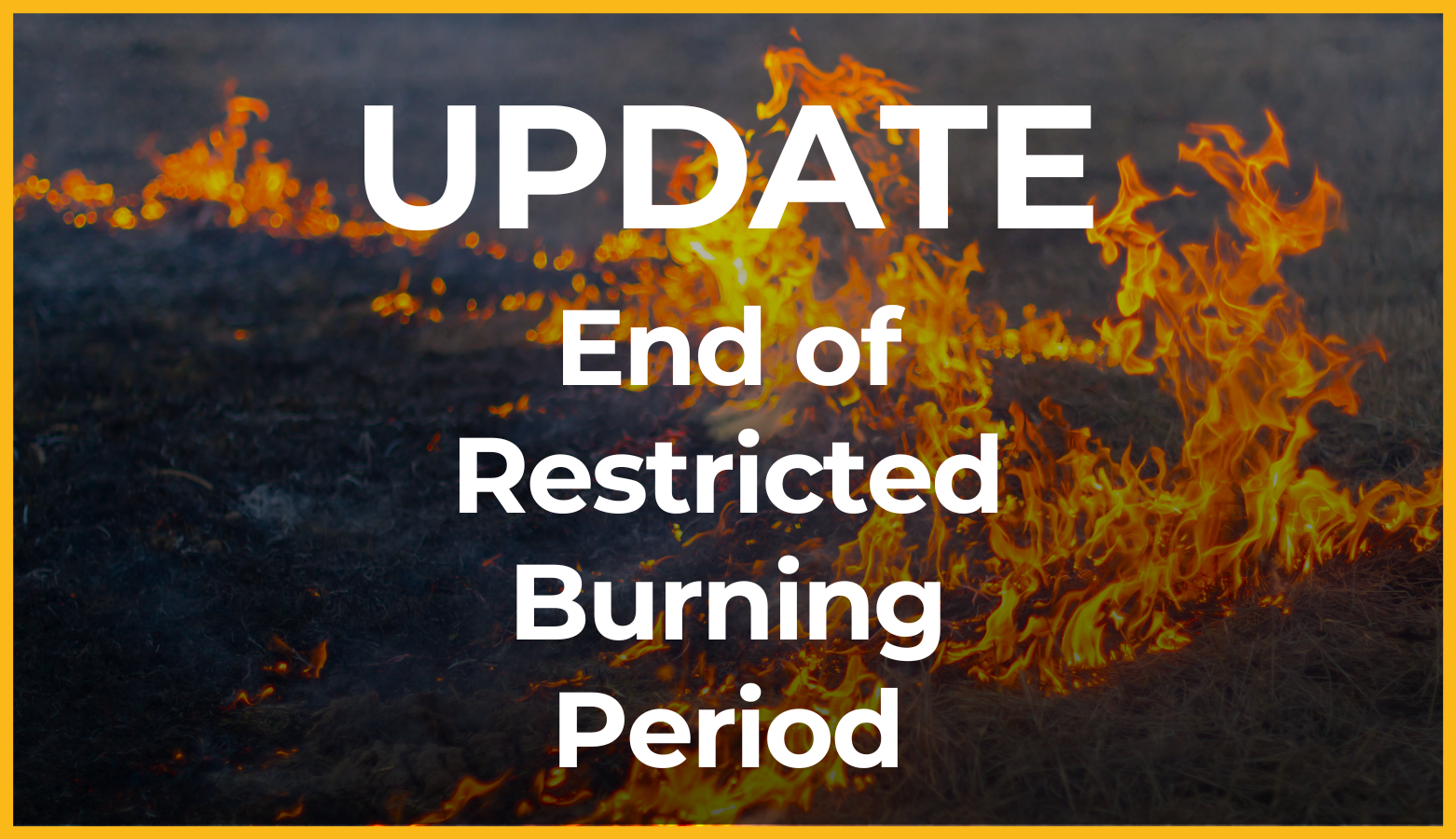 End of Restricted Buring Period