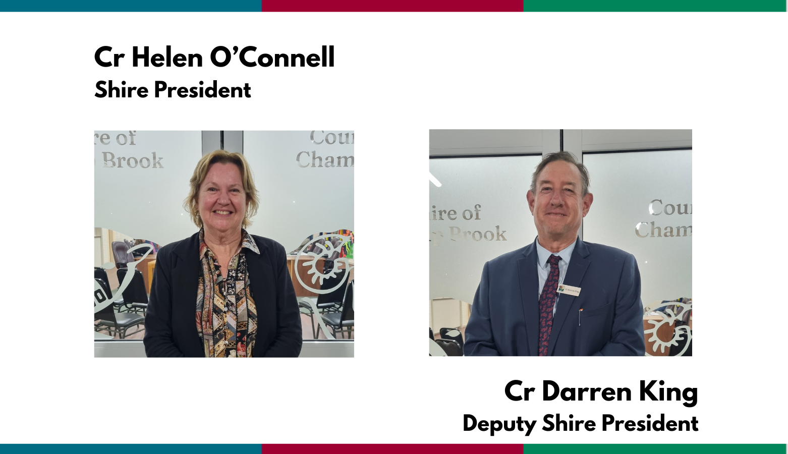 Shire President and Deputy Shire President