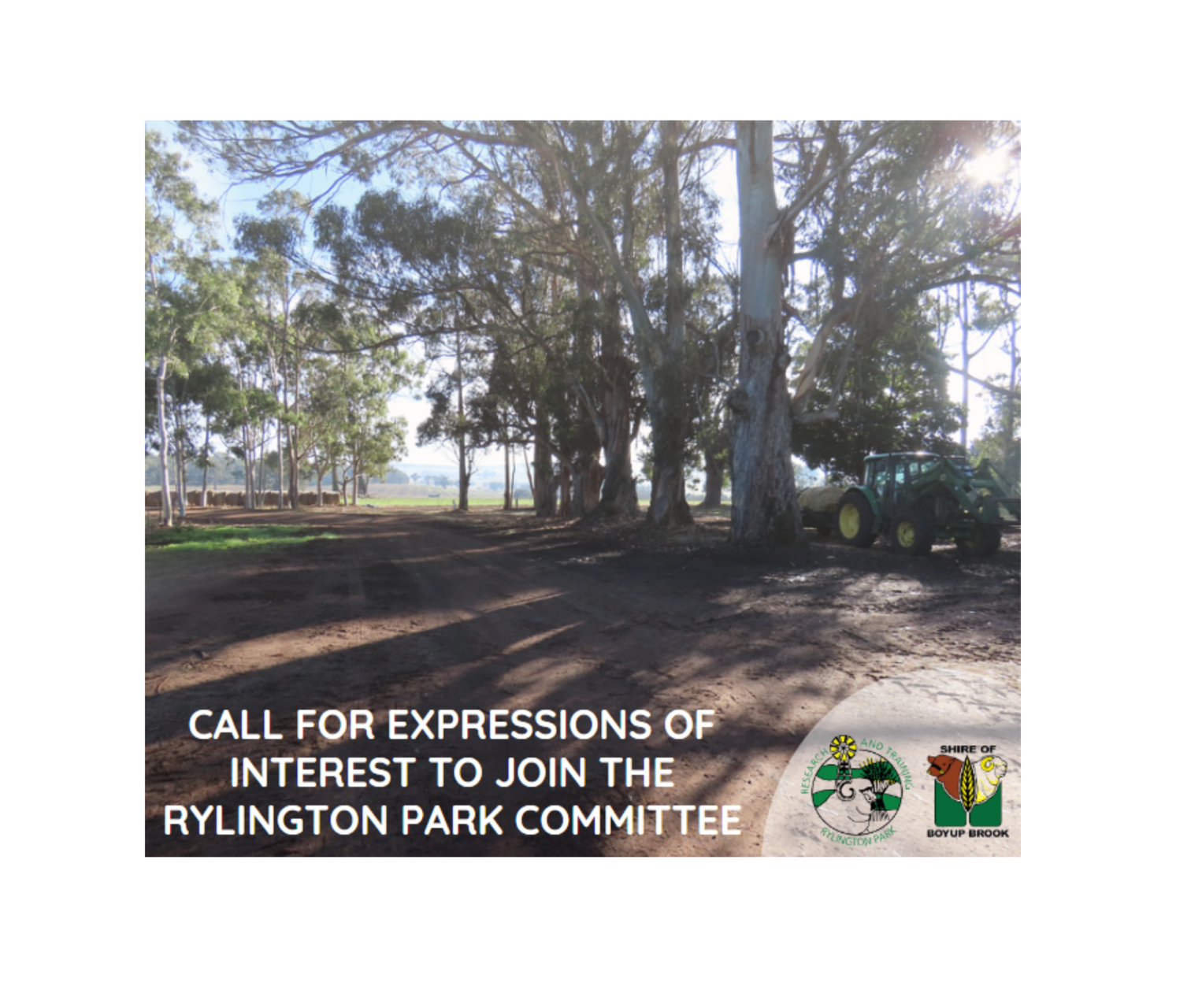 Call for Expression of Interest to join the Rylington Park Committee